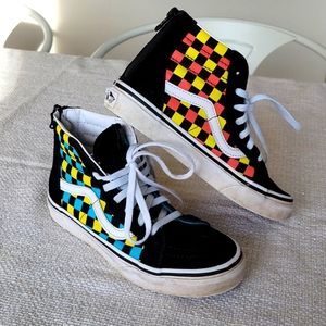 Vans SK8-HI Glow Shoes Kids Size 2
